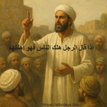 إذا قال الرجل هلك الناس فهو أهلكهم