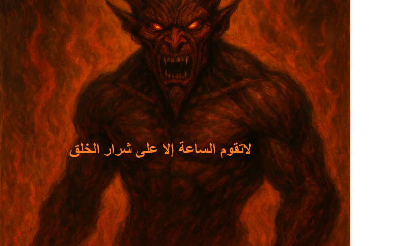 لاتقوم الساعة إلا على شرار الخلق