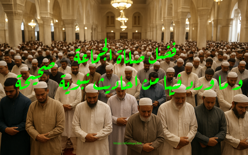 فضل صلاة الجماعة و ما ورد فيها من الاحاديث النبوية الصحيحة